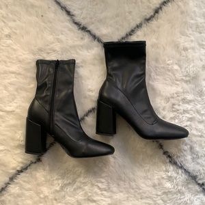 ASOS Heeled Boot with Zipper